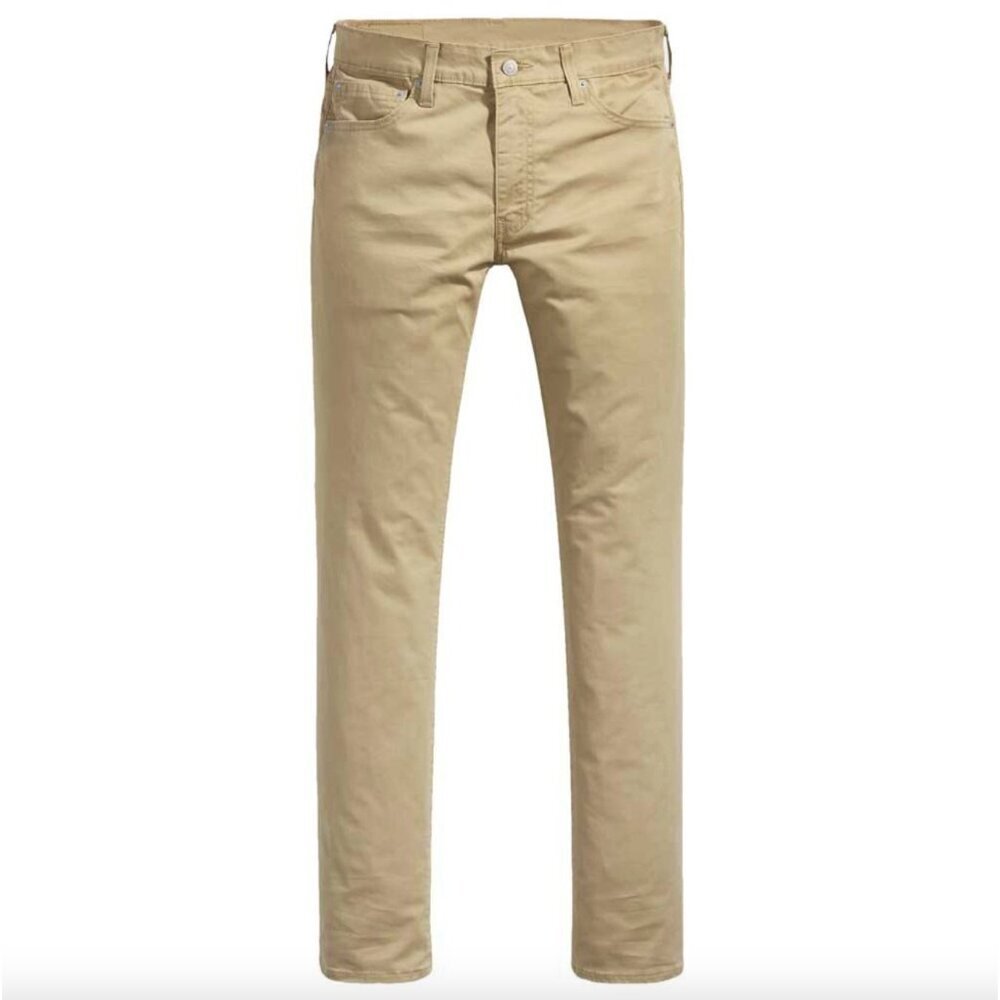 LEVI'S 511 Mens Commuter Slim Fit Denim Cycling Jeans Size 31x32 Beige Tan RARE